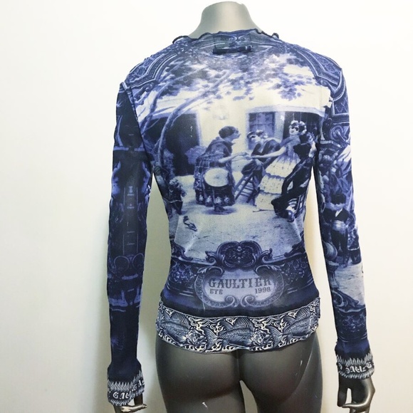 SOLD Jean Paul Gaultier 1998 Mesh Long Sleeve - Picture 5 of 8